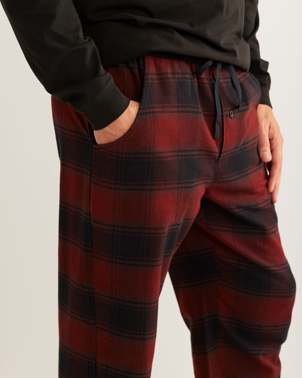 Mens red flannel pajama pants cheap