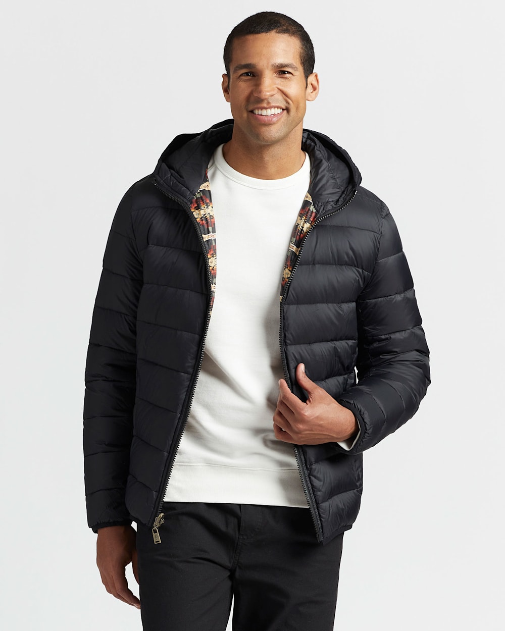 Bison filled jacket top