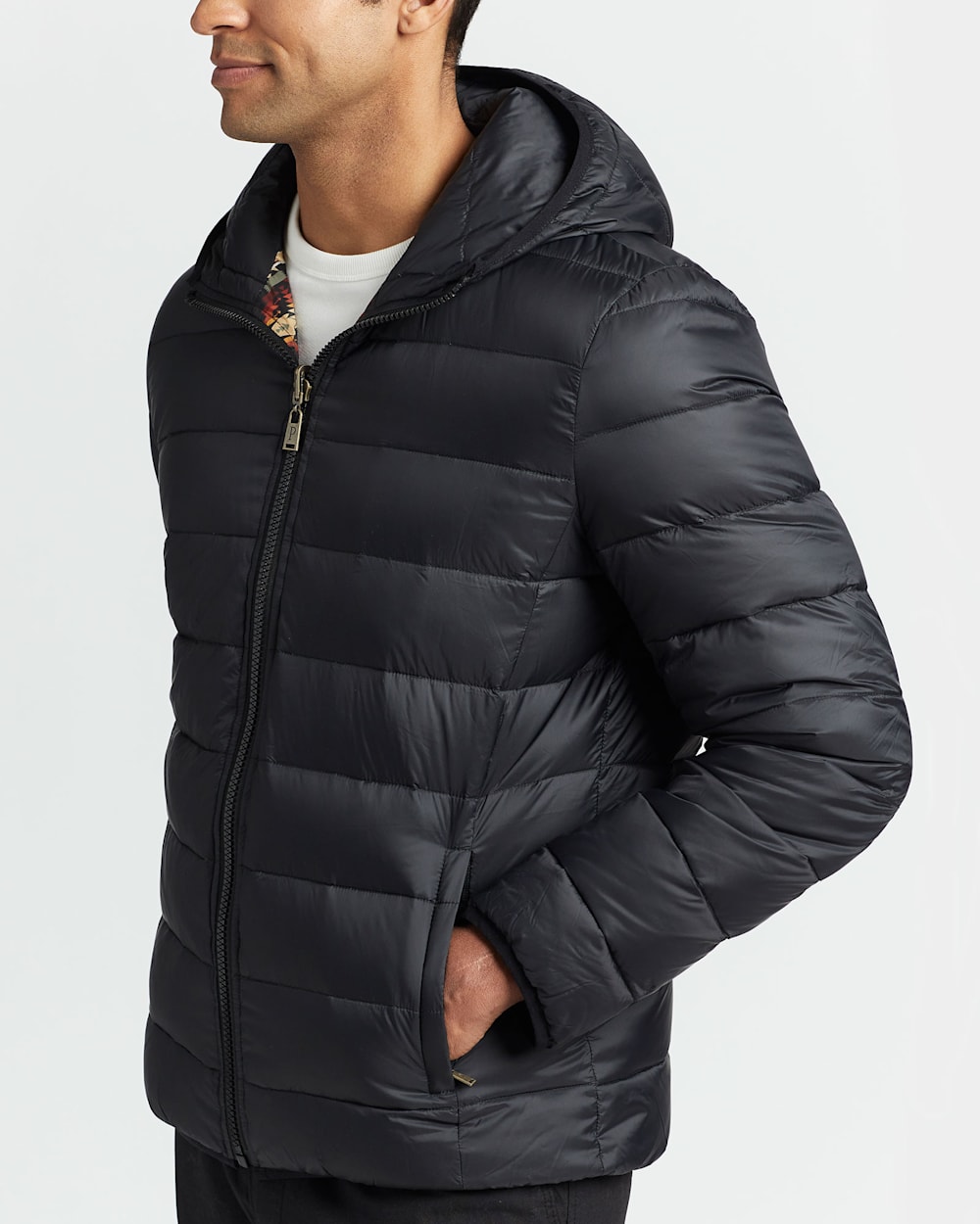 MEN'S BISON REVERSIBLE DOWN ZIP JACKET