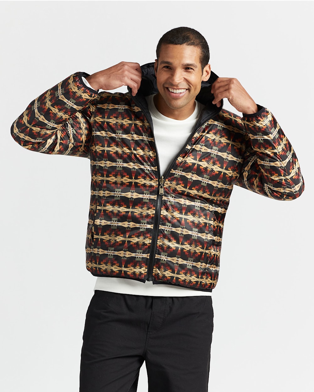 pendleton リバーシブル ブルゾン ジャケット MEN'S BISON REVERSIBLE DOWN ZIP JACKET
