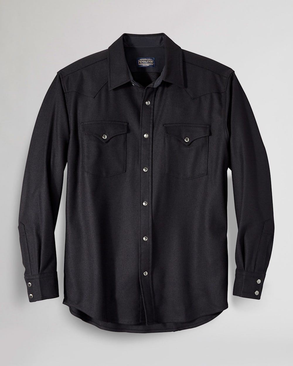 MEN'S SNAP-FRONT WESTERN CANYON SHIRT IN BLACK image number 1
