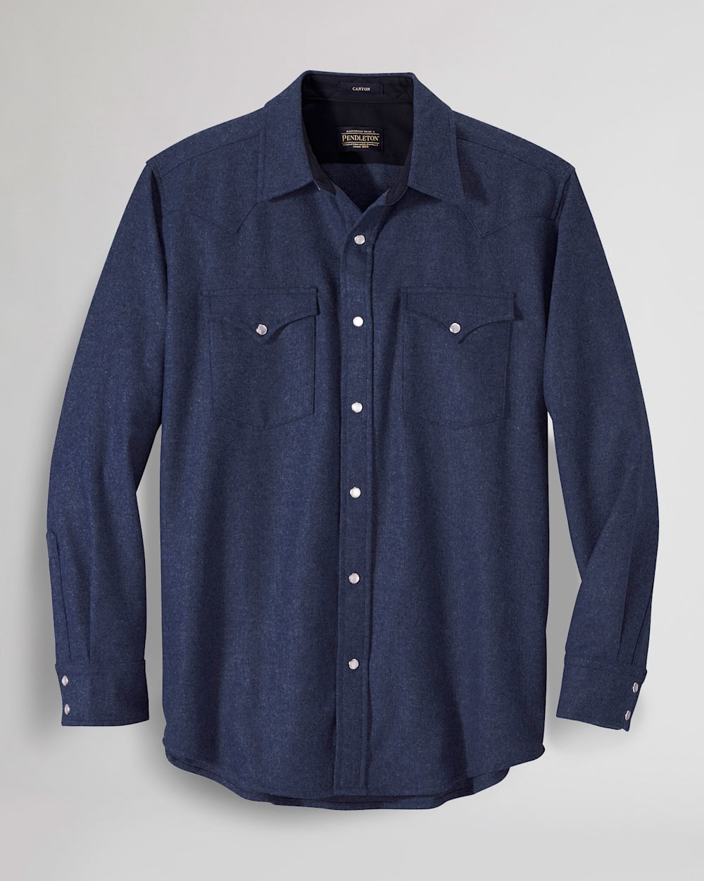 MEN'S SNAP-FRONT WESTERN CANYON SHIRT IN NAVY MIX image number 1