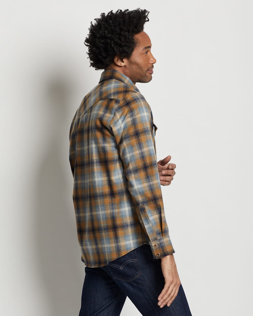 トップス SEE SEE WOOL SNAP SHIRTS Shop Men's Plaid Snap-Front Western Canyon Shirt