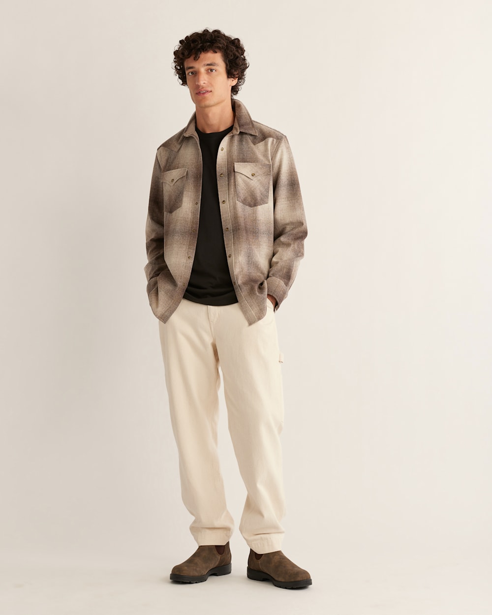 MEN'S PLAID SNAP-FRONT WESTERN CANYON SHIRT