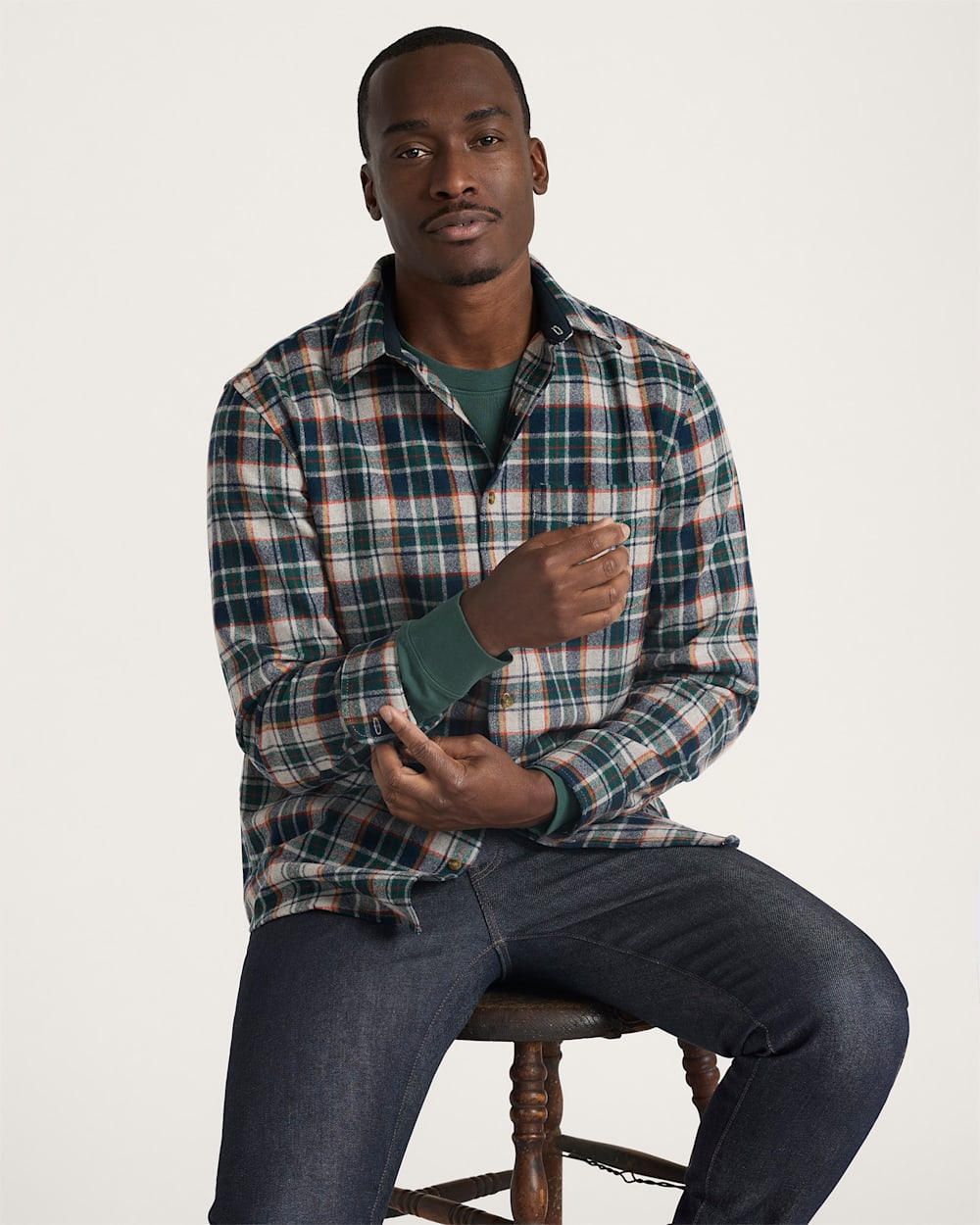 MEN'S PLAID LODGE SHIRT image number 1