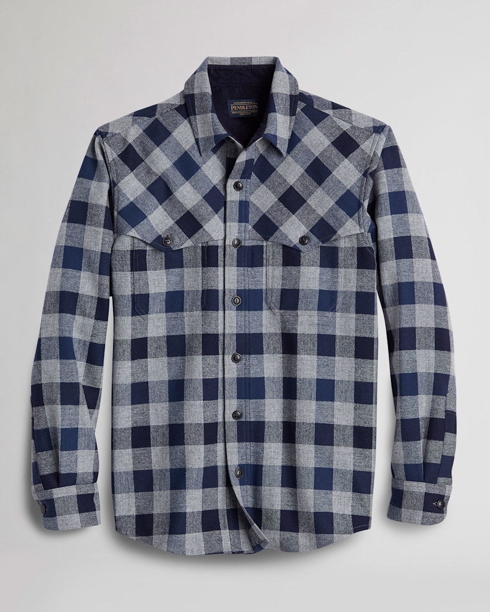 MEN'S WESTON SHIRT IN BLUE/NAVY CHECK image number 1