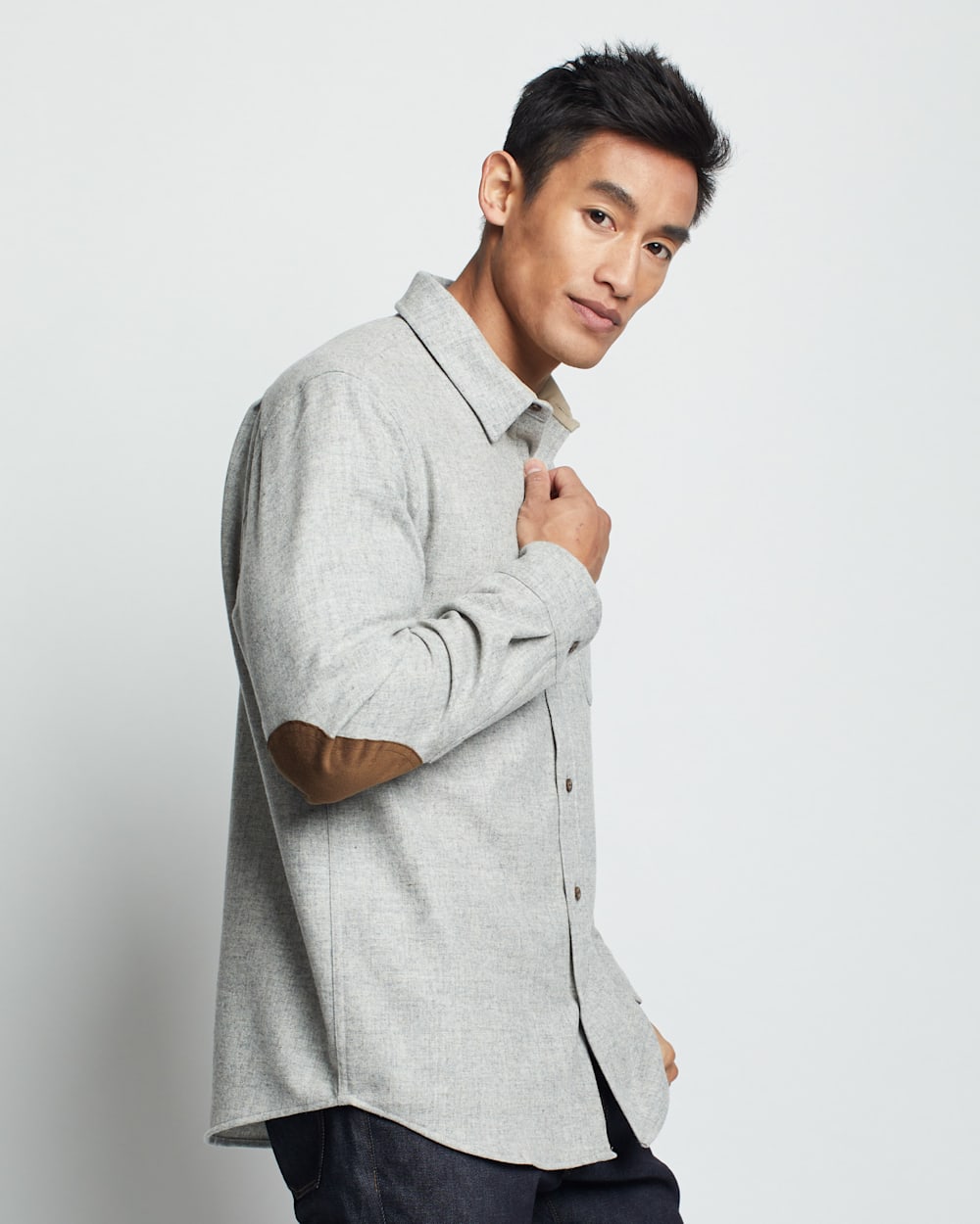 MEN'S TRAIL SHIRT IN DARK NATURAL image number 1