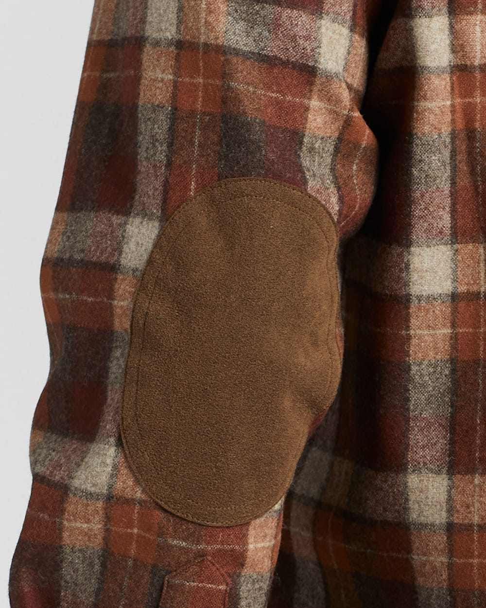 ALTERNATE VIEW OF MEN'S PLAID TRAIL SHIRT IN RUST ORIGINAL SURF PLAID image number 4