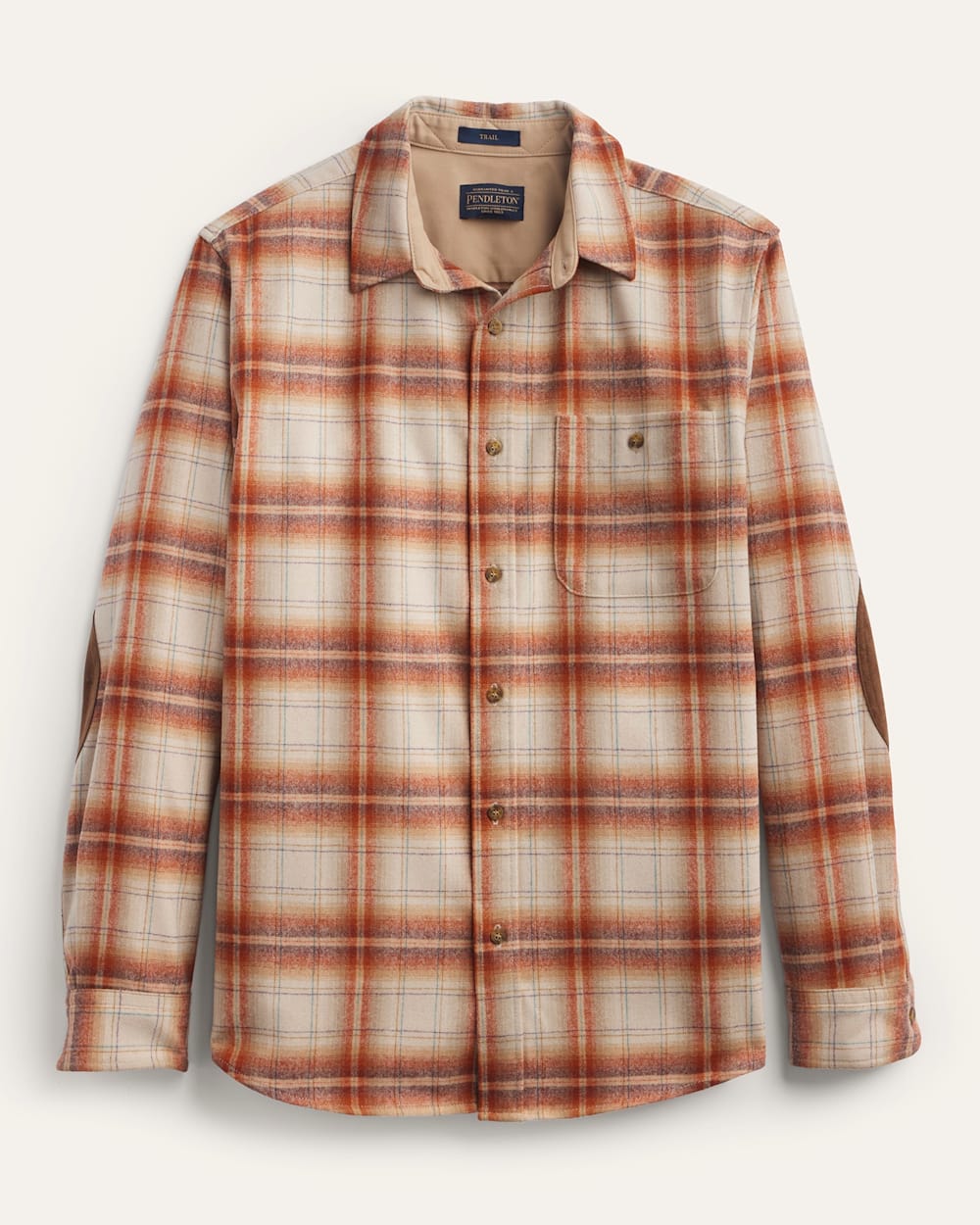 MEN'S PLAID TRAIL SHIRT IN TAN MULTI PLAID image number 1