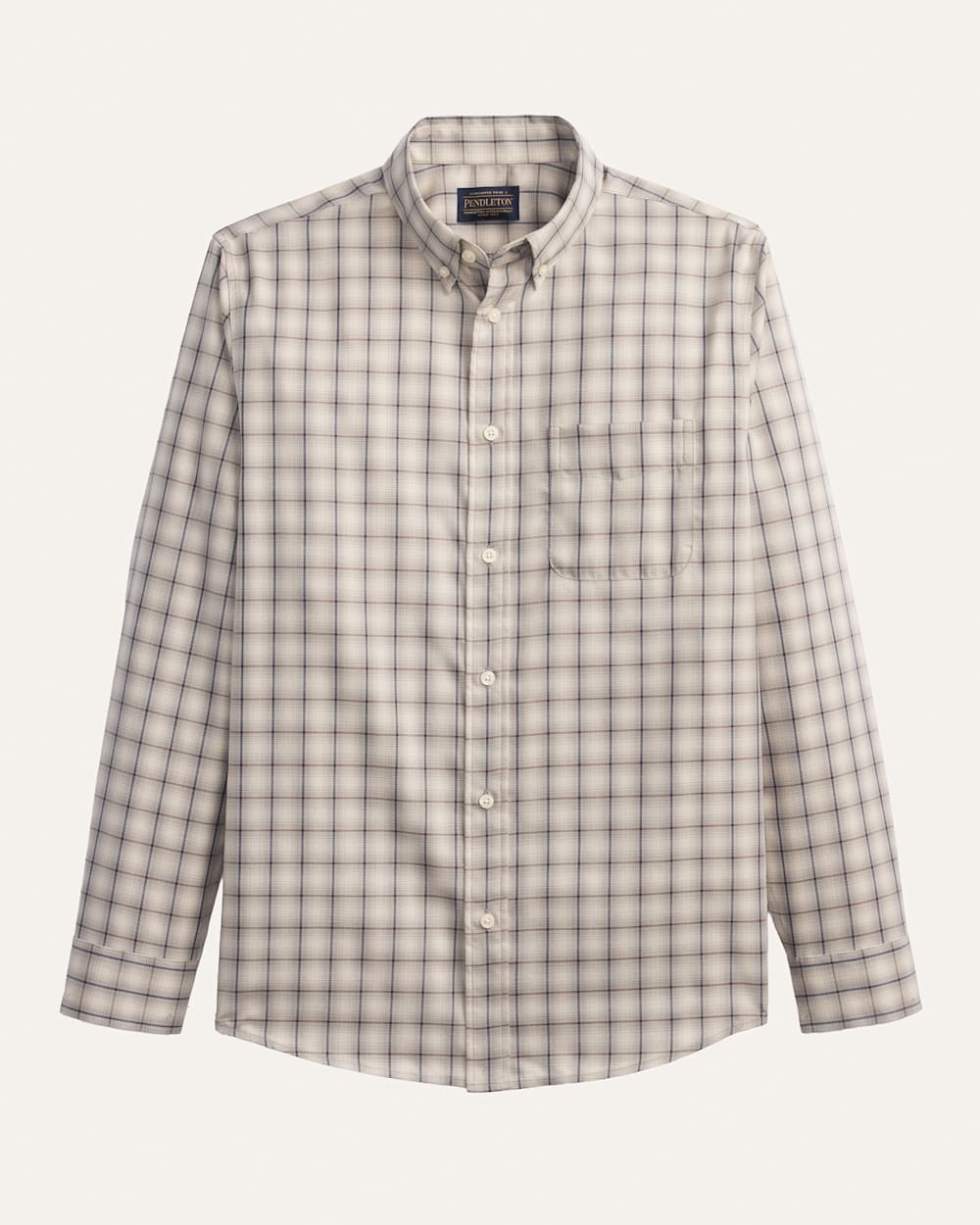 MEN'S FREMONT COTTON SHIRT IN GREY CHECK image number 1