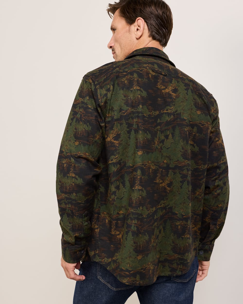 ALTERNATE VIEW OF MEN'S SCENIC GUIDE TWILL SHIRT IN NAVY VALLEY image number 3