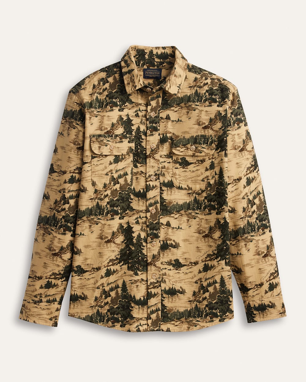 MEN'S SCENIC GUIDE TWILL SHIRT IN TAN VALLEY image number 1