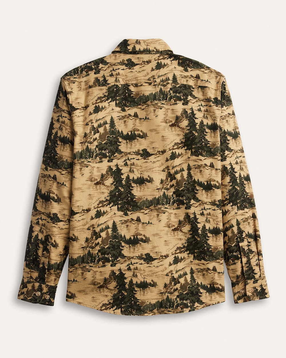 ALTERNATE VIEW OF MEN'S SCENIC GUIDE TWILL SHIRT IN TAN VALLEY image number 2