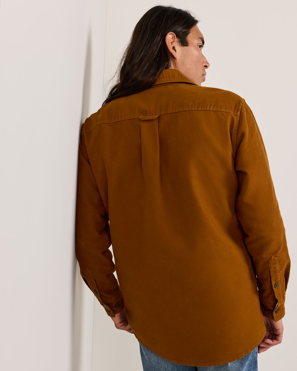 ALTERNATE VIEW OF MEN'S BELMONT MOLESKIN SHIRT IN WHISKY image number 2