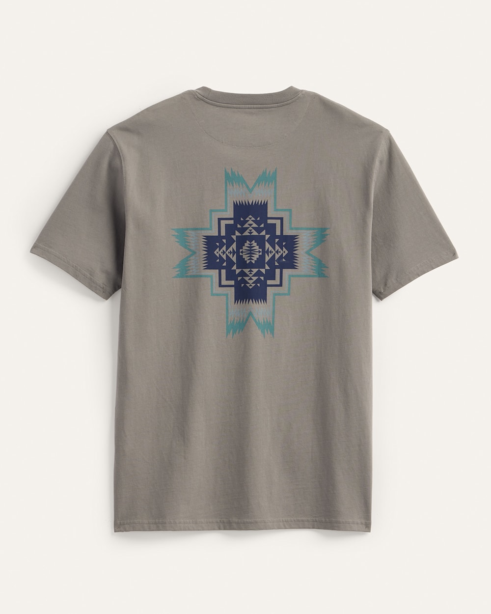 MEN'S SHORT-SLEEVE DESCHUTES STAR GRAPHIC TEE IN GREY/BLUE CHIEF JOSEPH image number 1