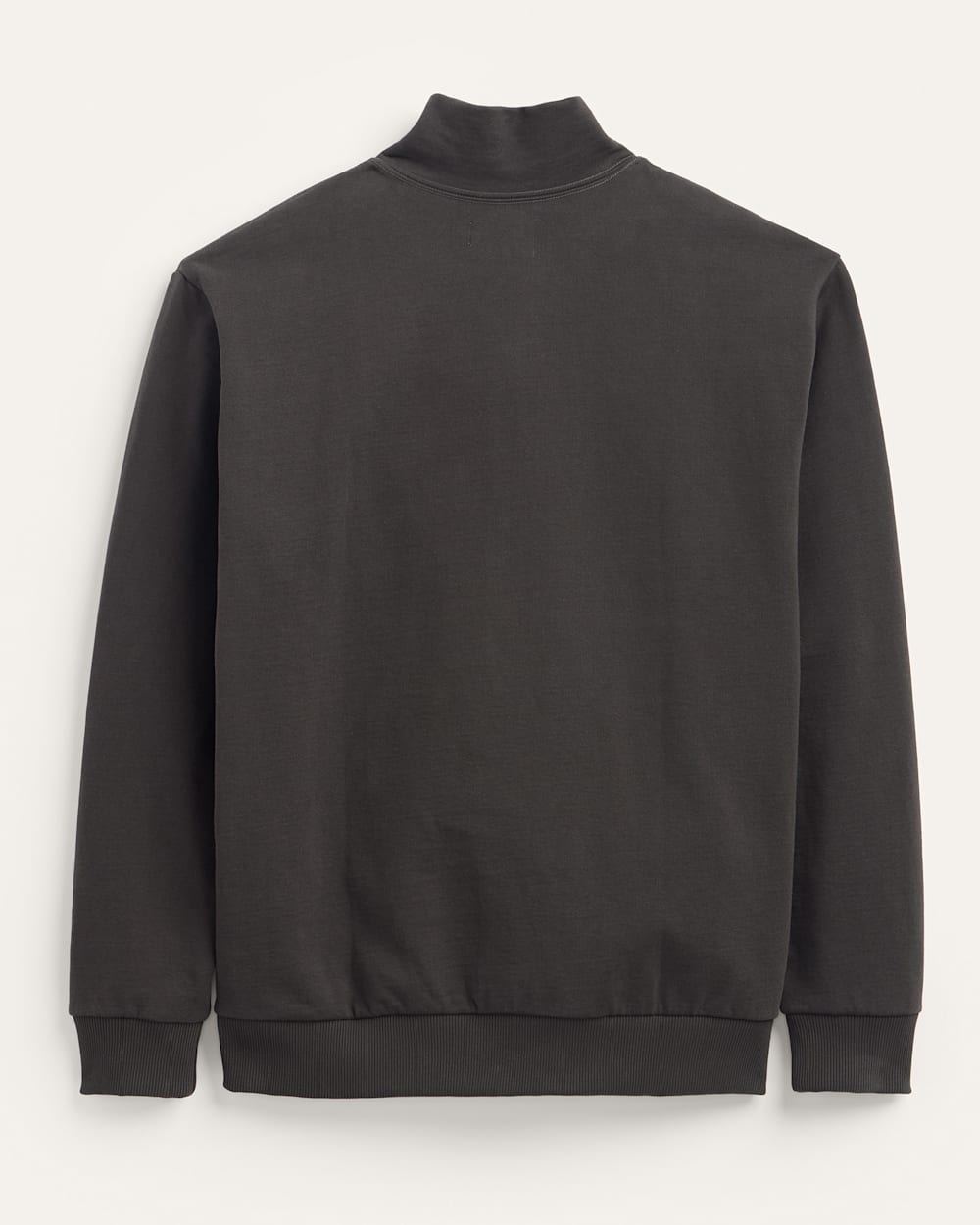 ALTERNATE VIEW OF MEN'S FRENCH TERRY QUARTER-ZIP SWEATSHIRT IN CHARCOAL image number 2