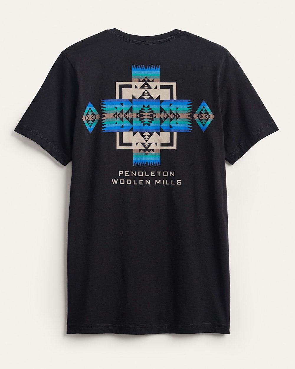 ALTERNATE VIEW OF MEN'S GRAPHIC TEE IN BLACK/BLUE CHIEF JOSEPH image number 2