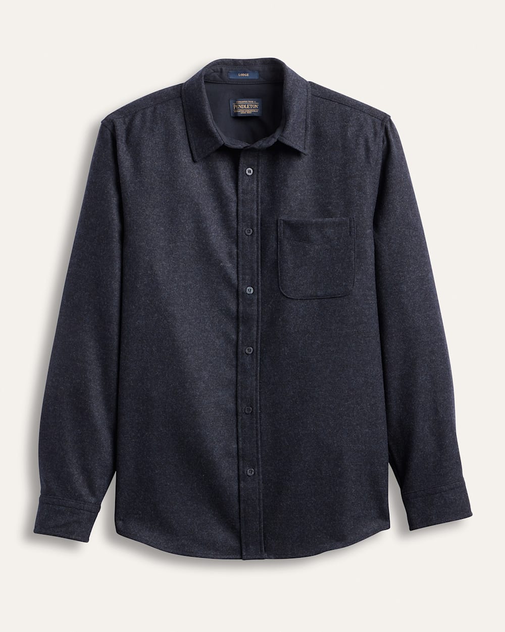 MEN'S LODGE SHIRT IN NAVY/BLACK MIX image number 1