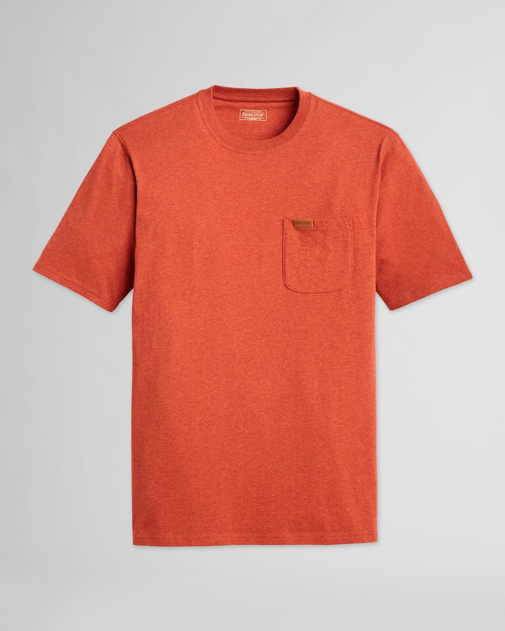 MEN'S SHORT-SLEEVE DESCHUTES POCKET TEE IN VERMILLION HEATHER image number 1