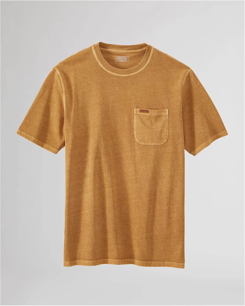 MEN'S SHORT-SLEEVE DESCHUTES POCKET TEE IN HONEY image number 1