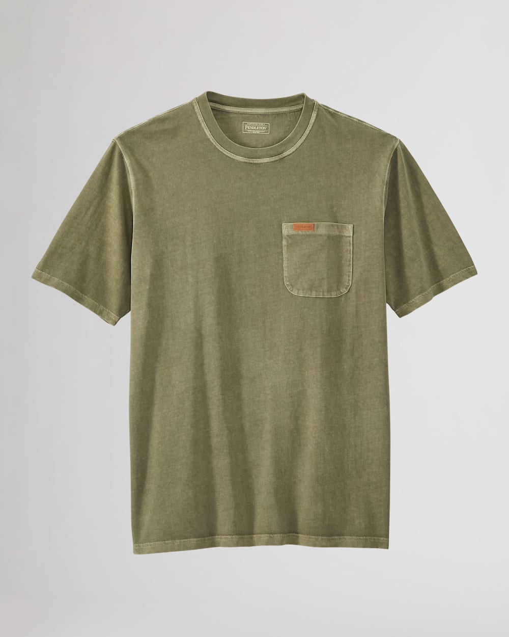 MEN'S SHORT-SLEEVE DESCHUTES POCKET TEE IN OLIVE image number 1