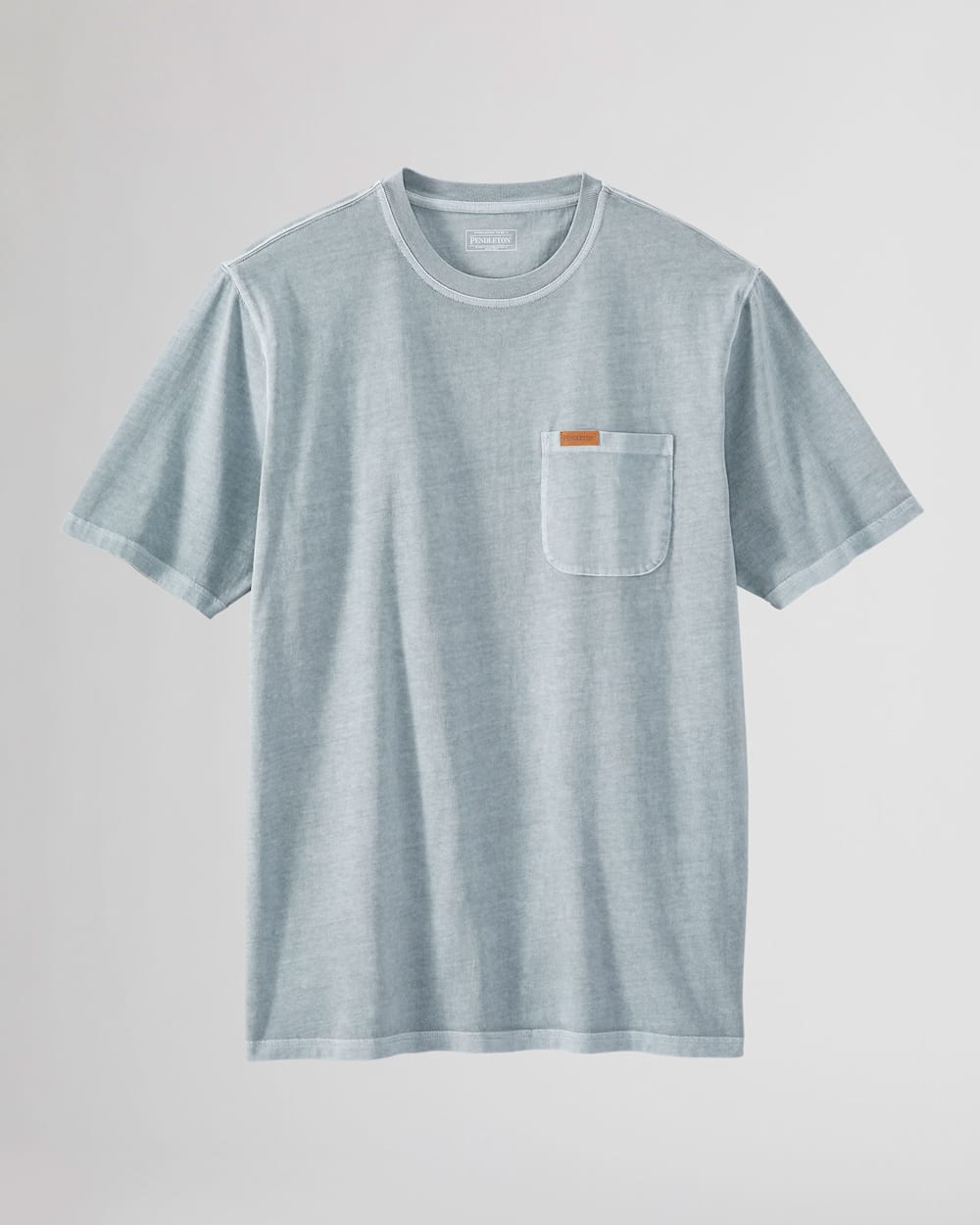 MEN'S SHORT-SLEEVE DESCHUTES POCKET TEE IN DUSTED TEAL image number 1