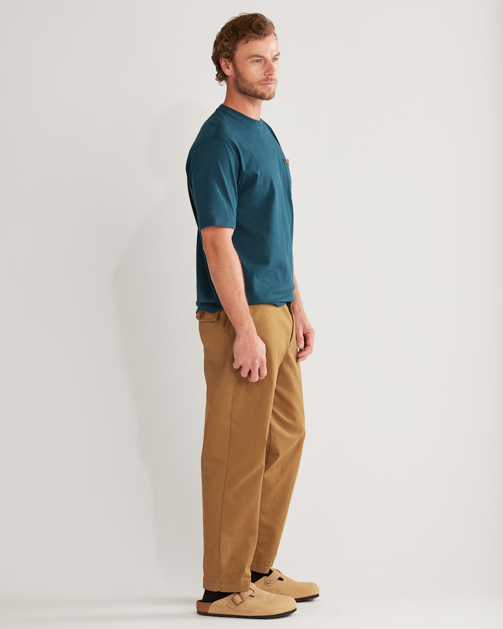 ALTERNATE VIEW OF MEN'S SHORT-SLEEVE DESCHUTES POCKET TEE IN DEEP BLUE image number 2