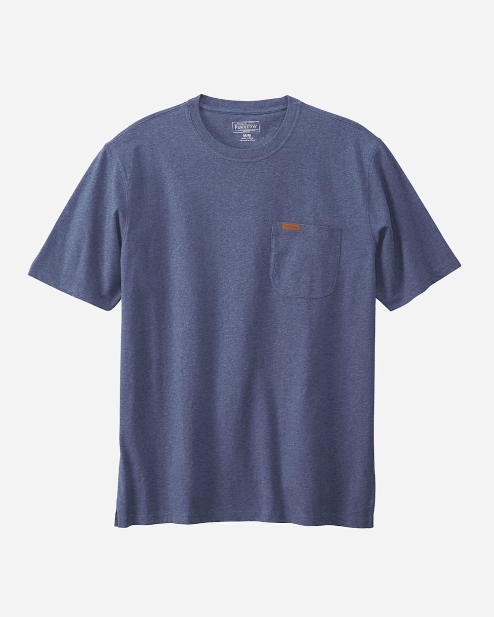 MEN'S SHORT-SLEEVE DESCHUTES POCKET TEE IN BLUE HEATHER image number 1