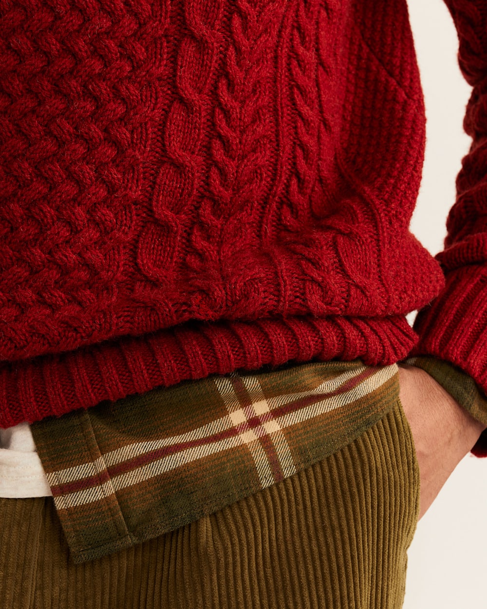 Mens jumper fashion chunky fisherman fleck knit long sleeve by xact online