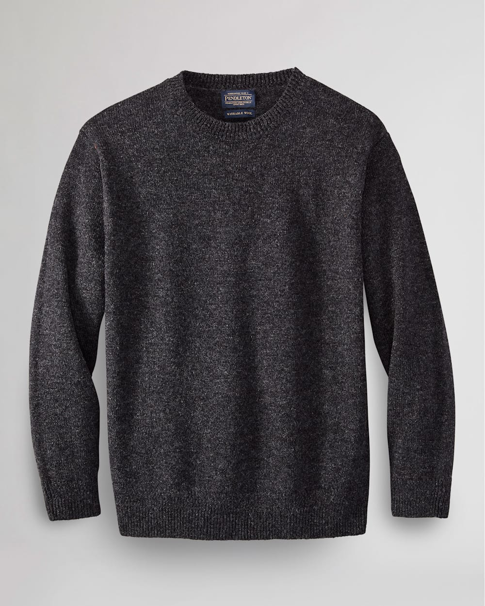 素材ニットPendleton Black Washable Wool Sweater