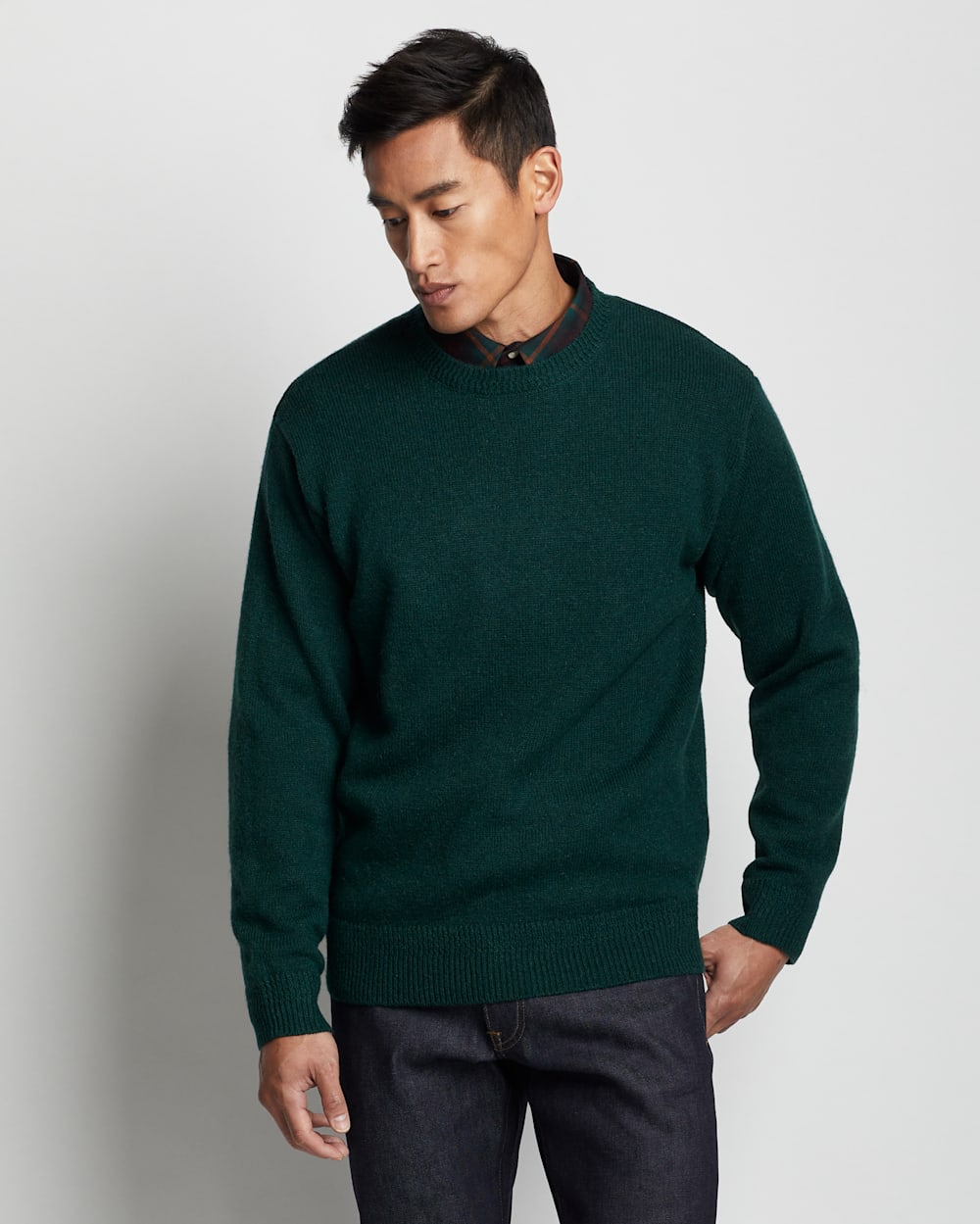 Pendleton Washable Wool Sweater柄デザイン無地