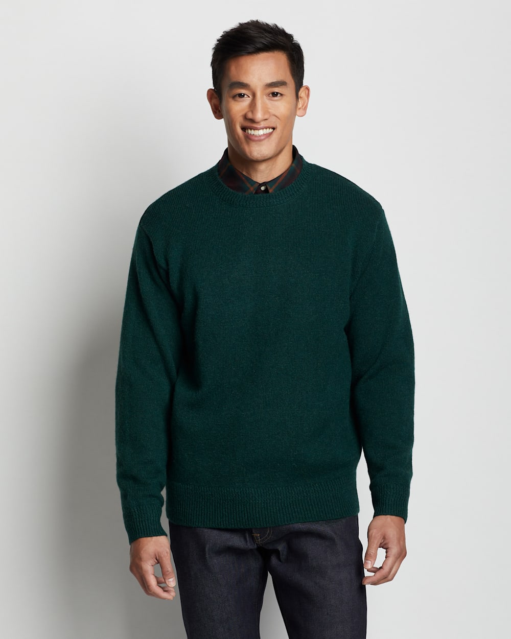 Men's shetland washable wool crewneck hotsell