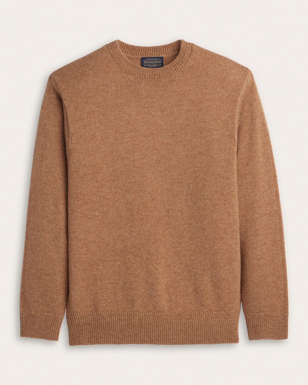 SHETLAND COLLECTION SWEATER IN TAN MIX image number 1