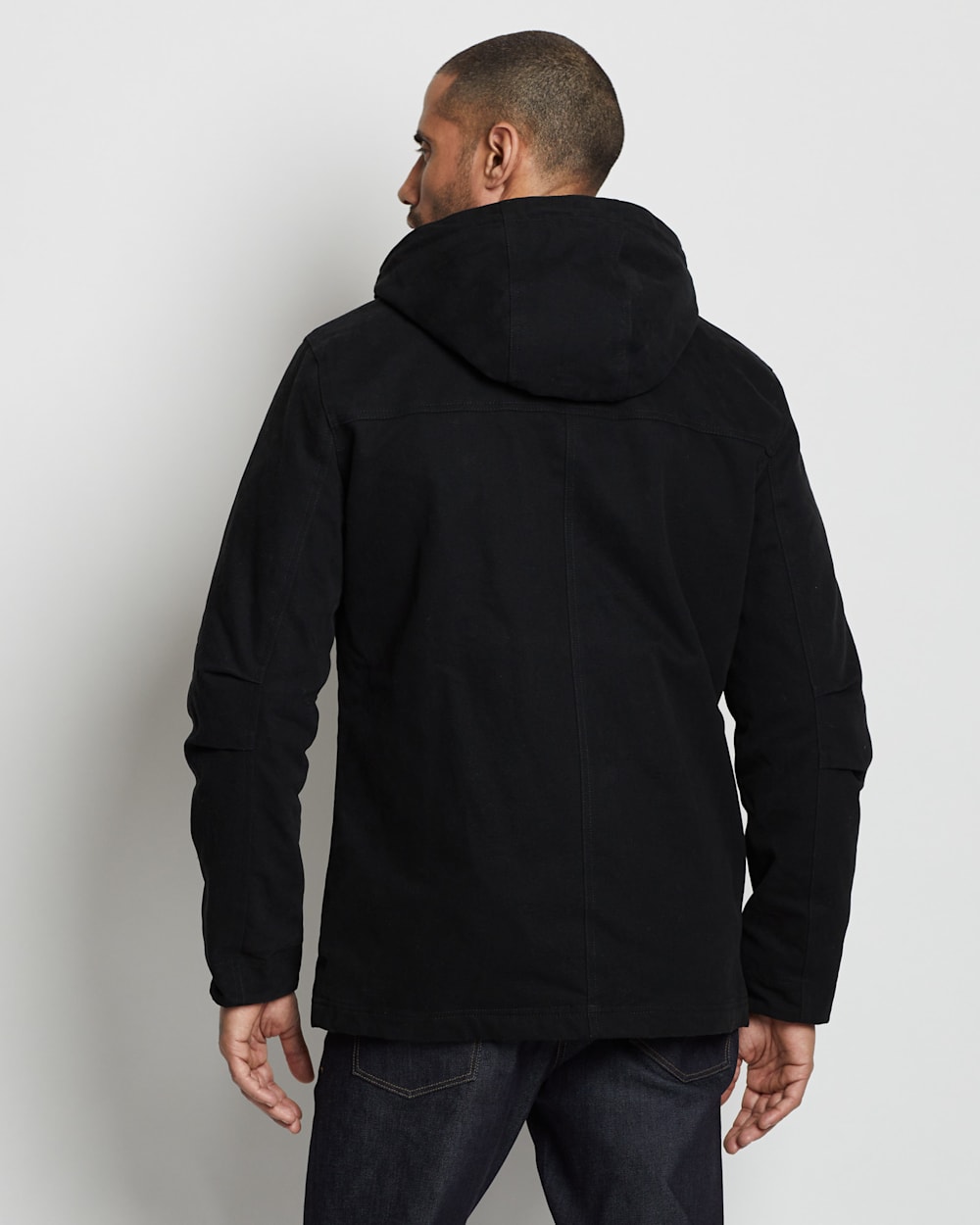 ALTERNATE VIEW OF MEN'S BROTHERS HOODED TIMBER CRUISER IN BLACK image number 4