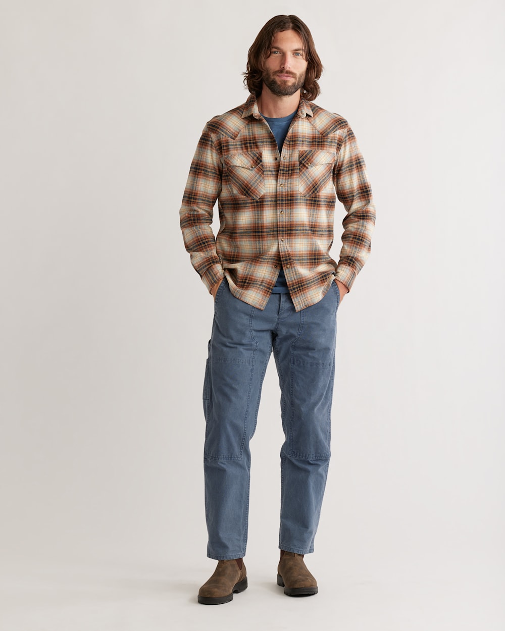 Lucky Brand Authentic Heritage Denim Snap-Up Shirt