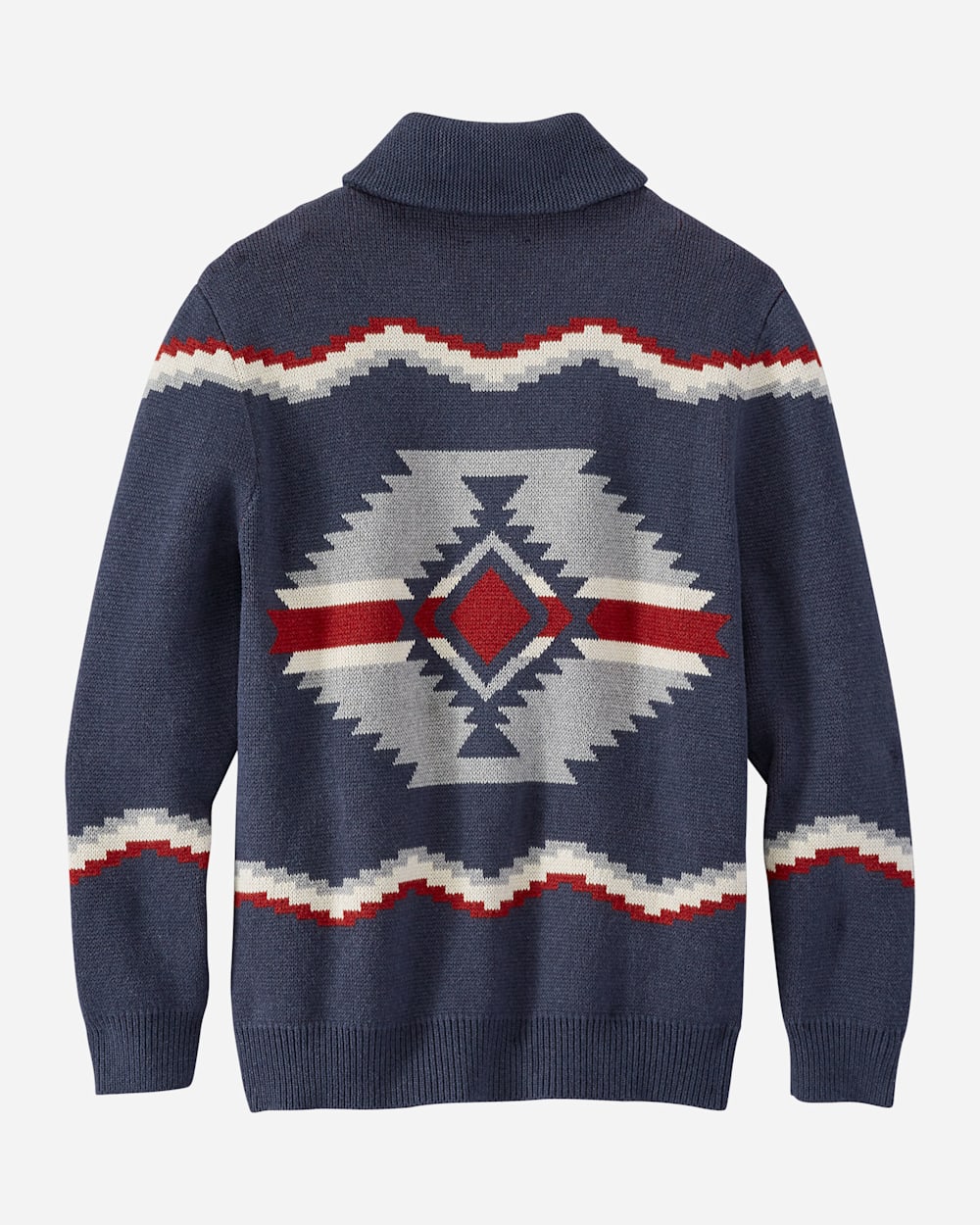 ALTERNATE VIEW OF MEN'S HIGHLAND CARDIGAN IN NAVY image number 2
