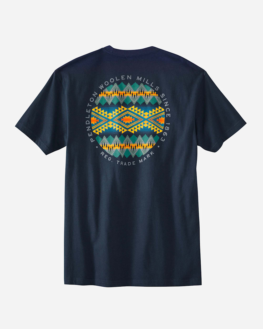 ALTERNATE VIEW OF MEN'S WILDLAND HEROES HERITAGE TEE IN MIDNIGHT NAVY image number 2