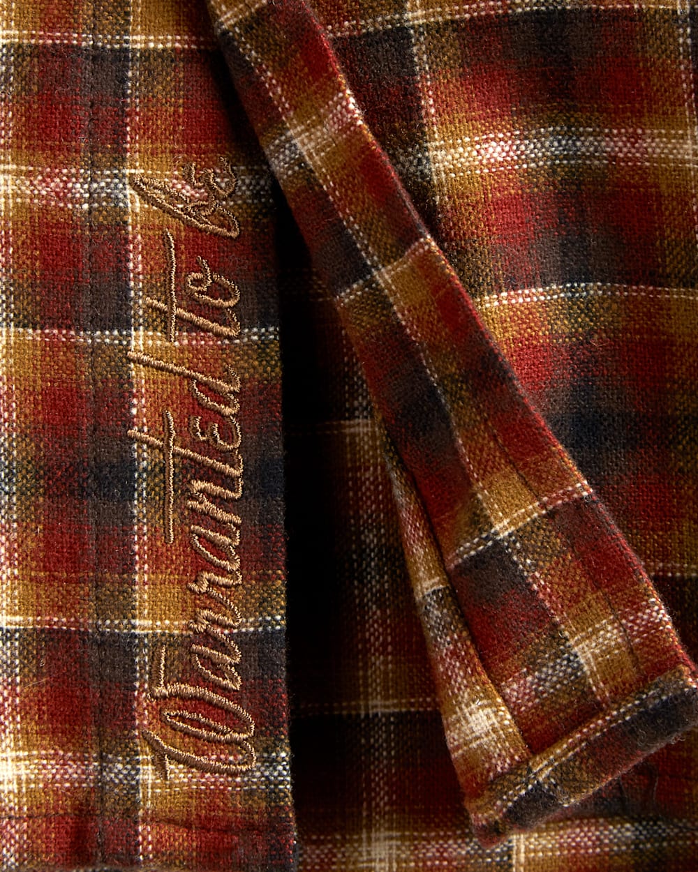 ALTERNATE VIEW OF MEN'S ULTRALUXE MERINO SHIRT IN BRONZE/BROWN OMBRE image number 2