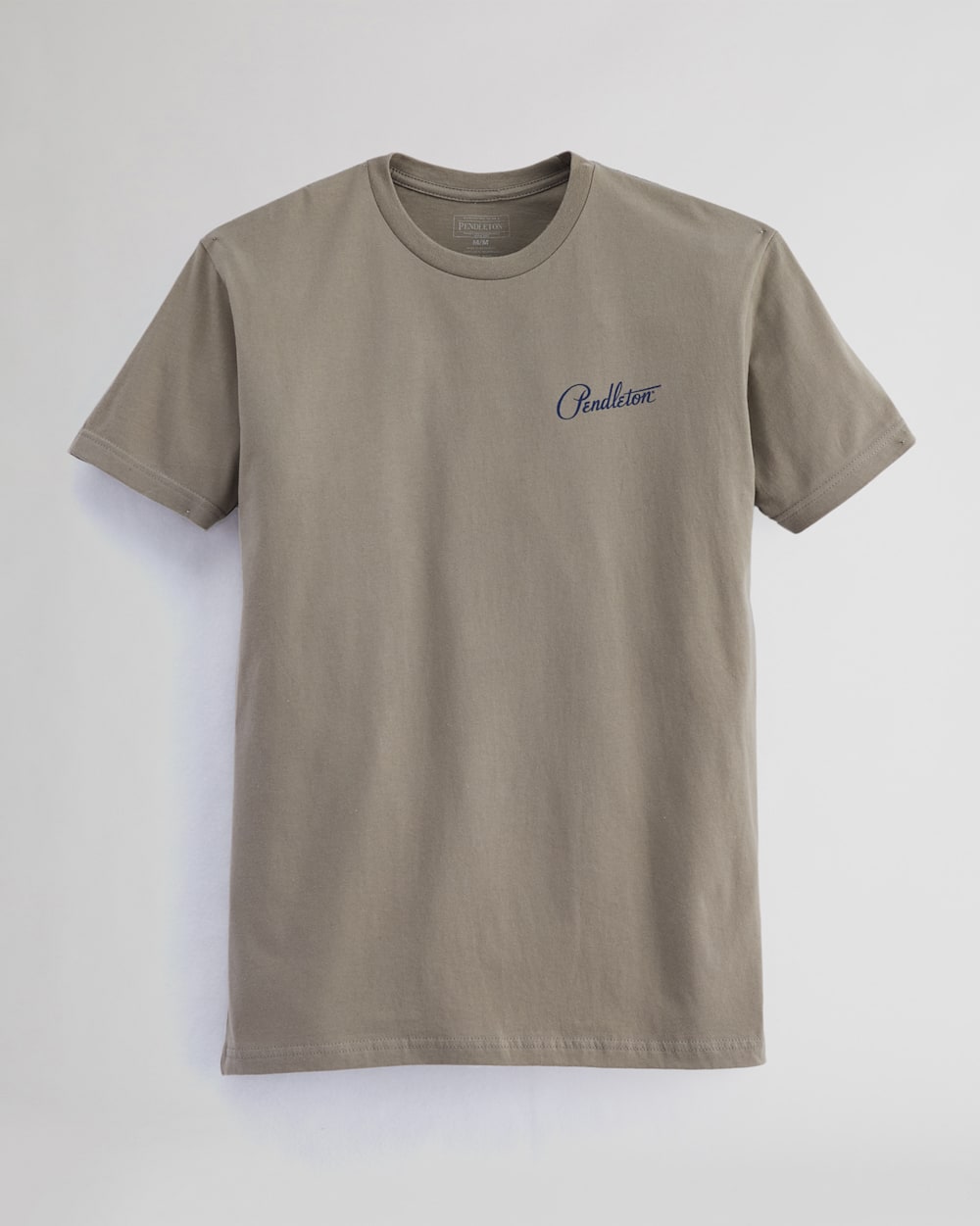 ALTERNATE VIEW OF MEN'S HARDING GRAPHIC TEE IN WARM GREY/BLUE image number 2
