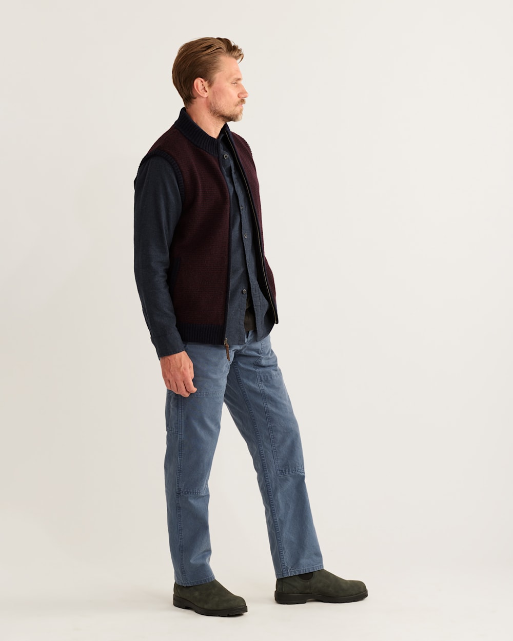 Pendleton wool vest mens hot sale