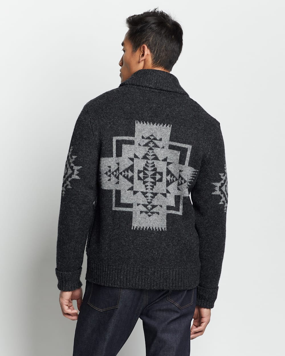 Mens graphic sweater clearance