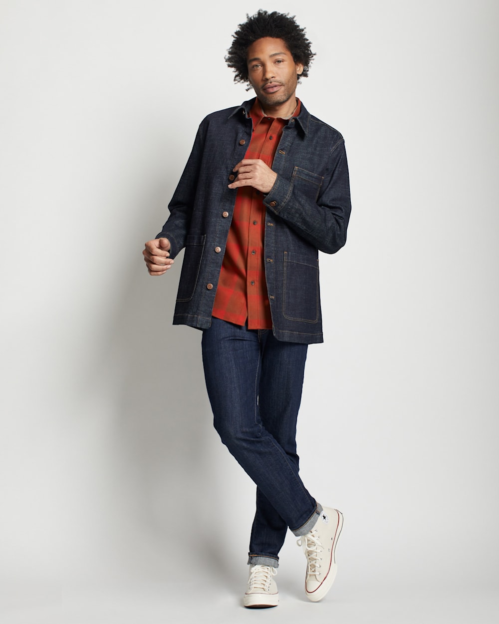 Denim chore jacket clearance