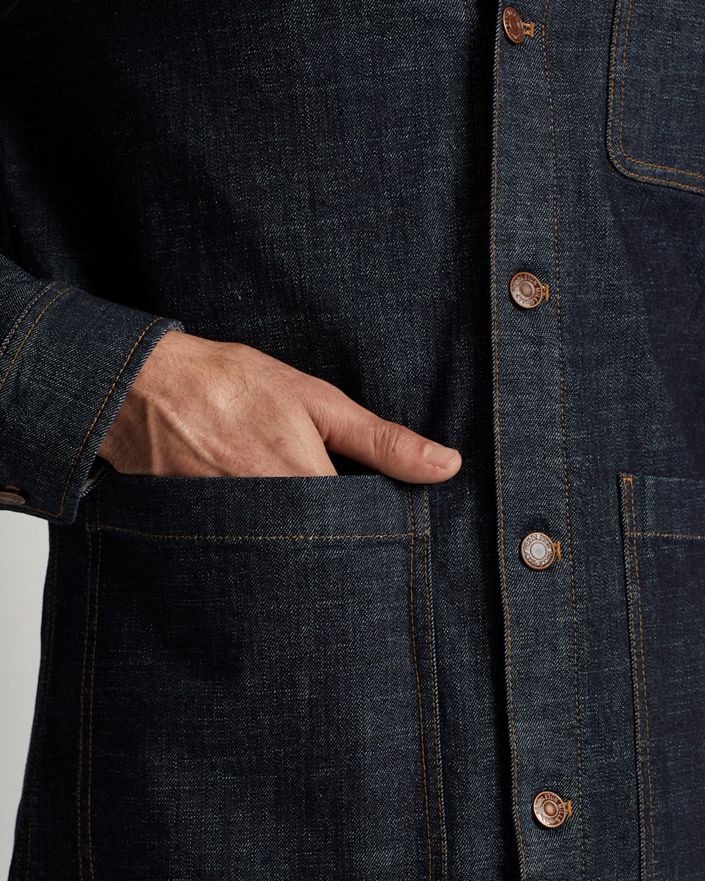 MEN'S DENIM CHORE JACKET