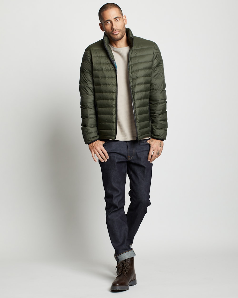 ジャケット・アウター POLeR Men's Down Reversible Jacket L The Colden Reversible Jacket