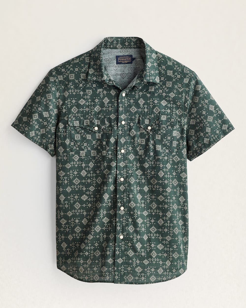 MEN'S SHORT-SLEEVE LARAMIE SNAP-FRONT SHIRT IN MESILLA GREEN image number 1