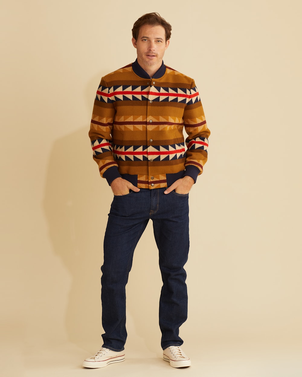 Men s Gorge Snap Front Wool Jacket