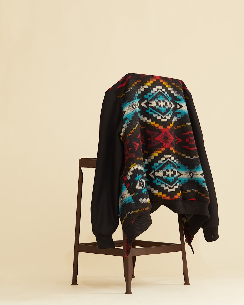 ALTERNATE VIEW OF MEN'S REDMOND WOOL COAT IN BLACK CARICO LAKE image number 2