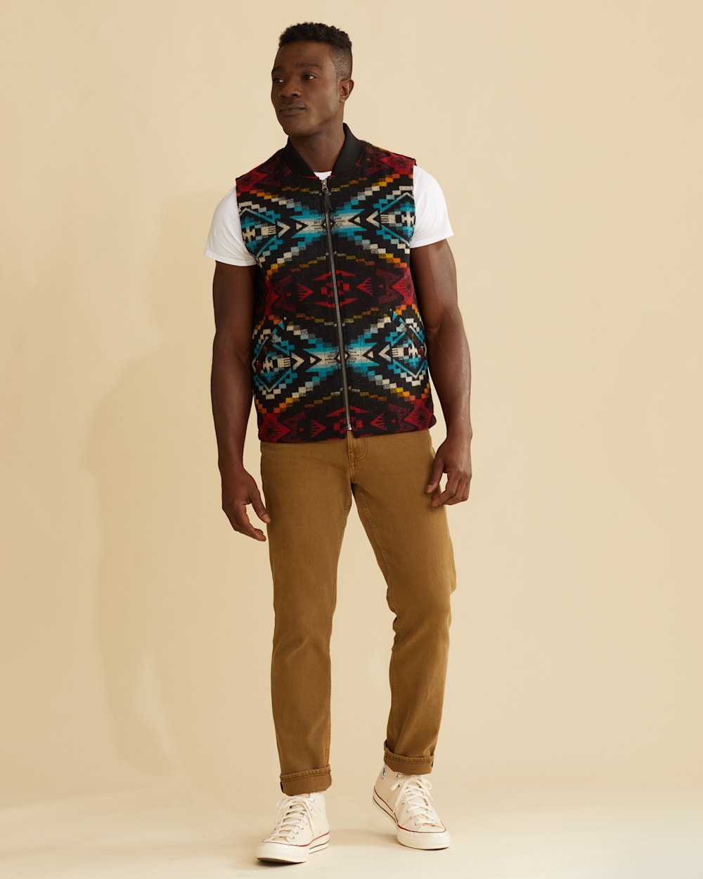 Men s Quilted Zip Vest Pendleton