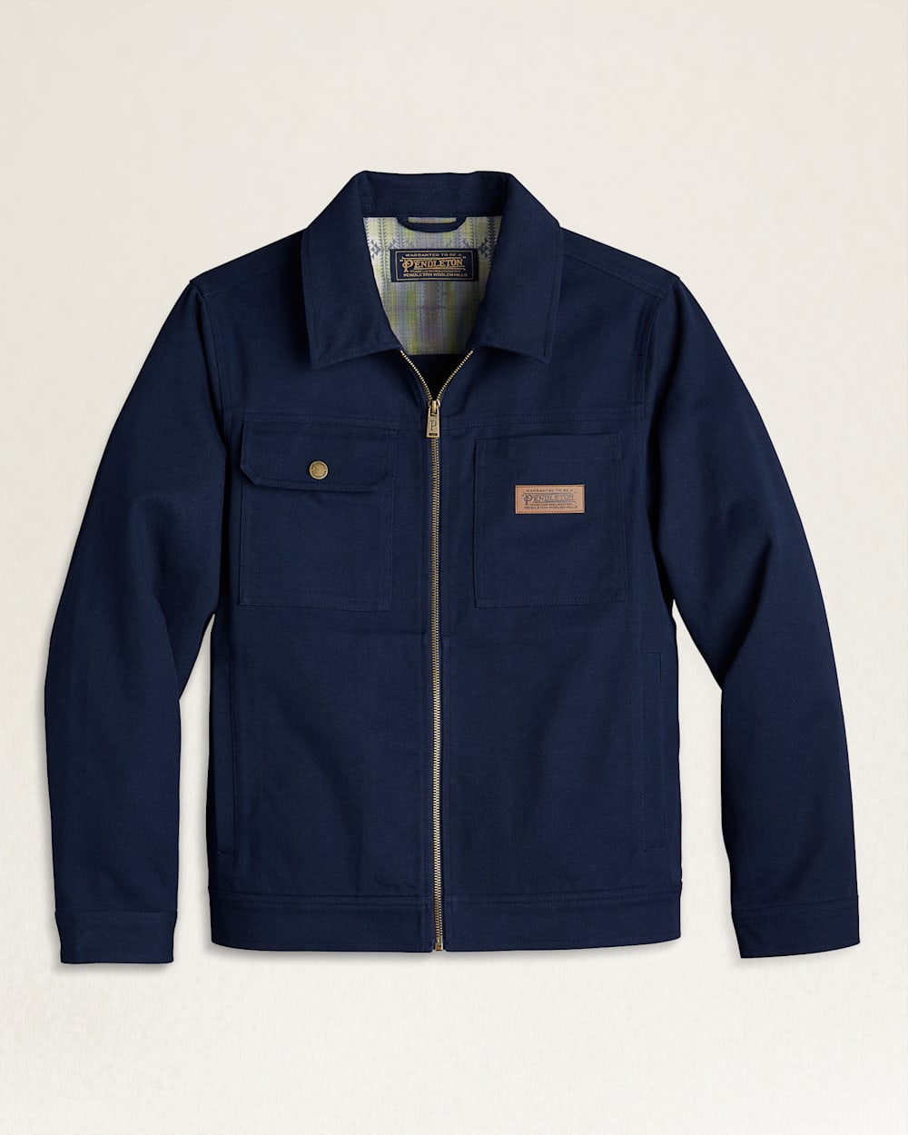 MEN'S HOWIE CANVAS TRUCKER JACKET IN NAVY image number 1