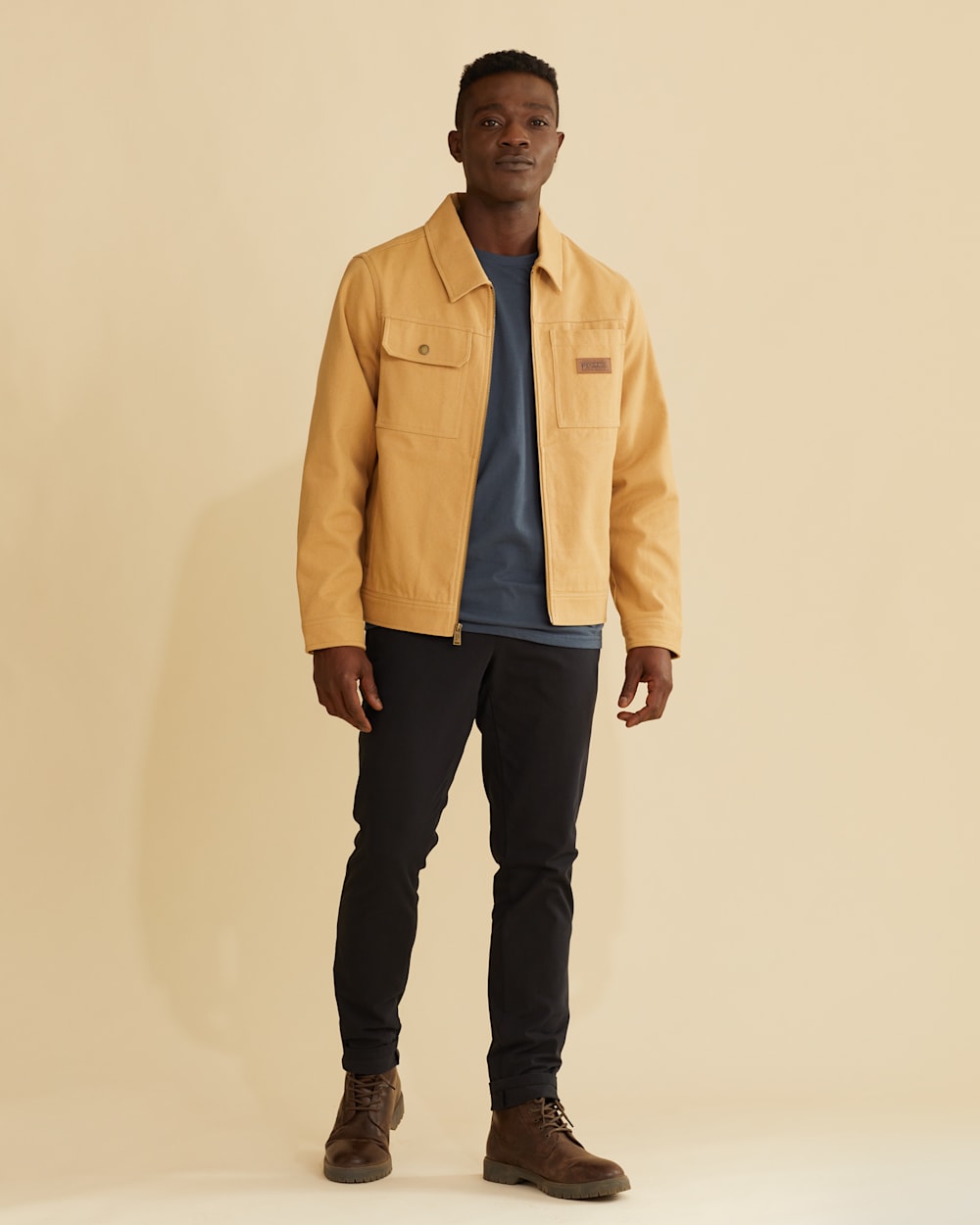 Trucker jacket canvas top